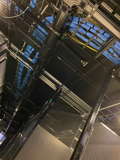 NTT data center building exterior, Ashburn, Virginia