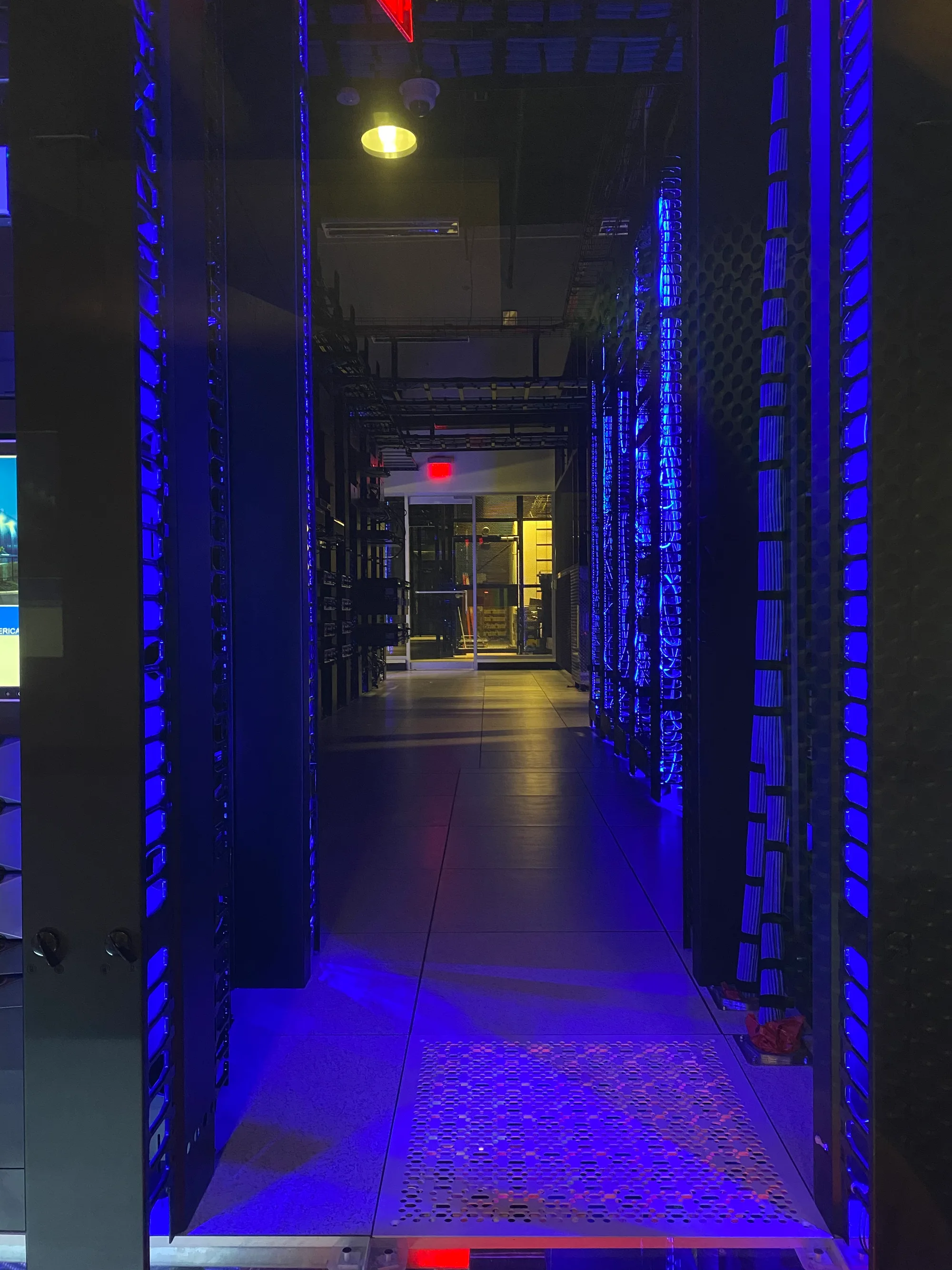 Data center corridor and security access, Ashburn